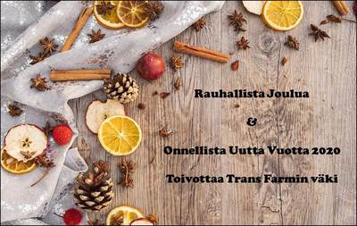 Joulunaika kuminatehtaalla
