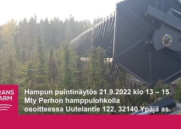 Hampun puintinäytös 21.9. Ypäjällä