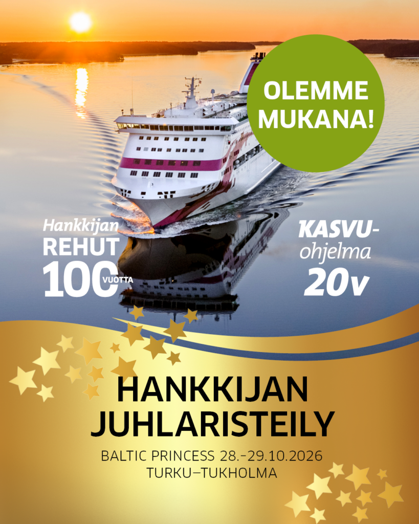 Hankkijan Juhlaristeily 2026 banneri